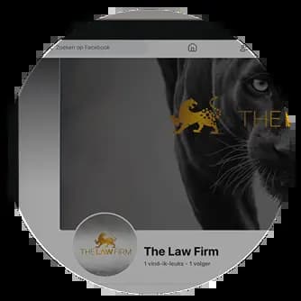 Logo van The Law Firm, juridisch kantoor gespecialiseerd in digitale rechtshulp en AI-ondersteunde dienstverlening