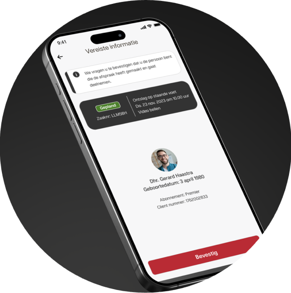 Binnen 24 uur: Dossier gestart, geen tijdverlies